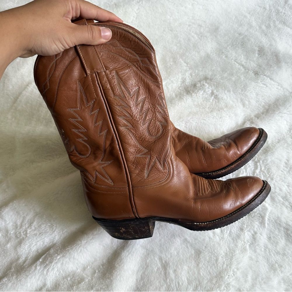 Tony Le Claire Custom Made Cowboy Boot Size 7B - Picture 4 of 12